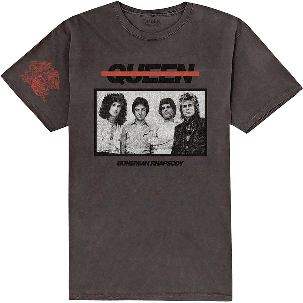 Image of Queen T-Shirt - Bo Rhap Concept (Dip Dye) Rock Off
